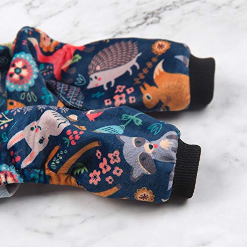 Image of CuteBone Small Dogs Outfit Soft Puppy Onesies Pjs Dog Pajamas Pet Coat Cat Apparel Comfy Doggie Jumpsuit Bodysuit for All Seasons