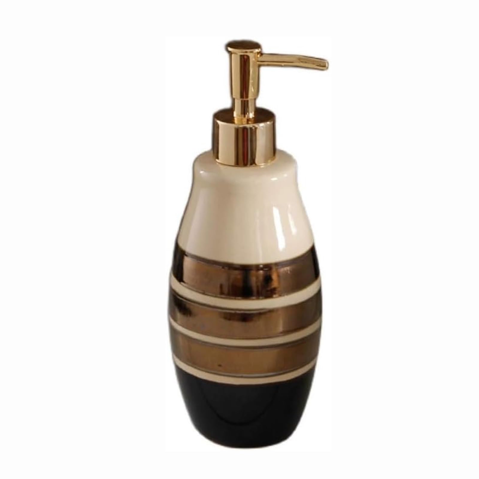 Kxaoxgrc Wei Glass Soap Lotion Dispenser Set, Soap Dispenser Ceramic Lotion For Kitchen Bathroom Oils 450Ml
