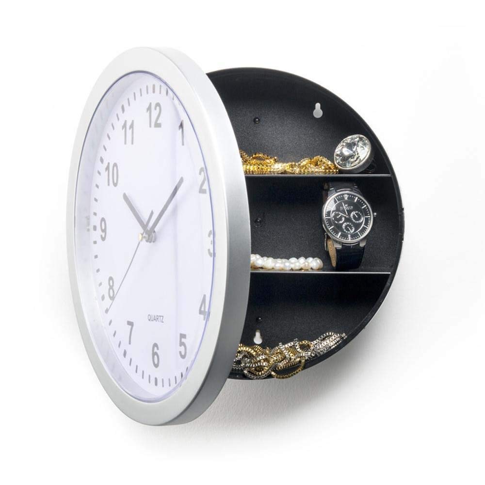 Horloge murale boîte de rangement : la solution anti-cambriolage pour protéger vos petits bijoux