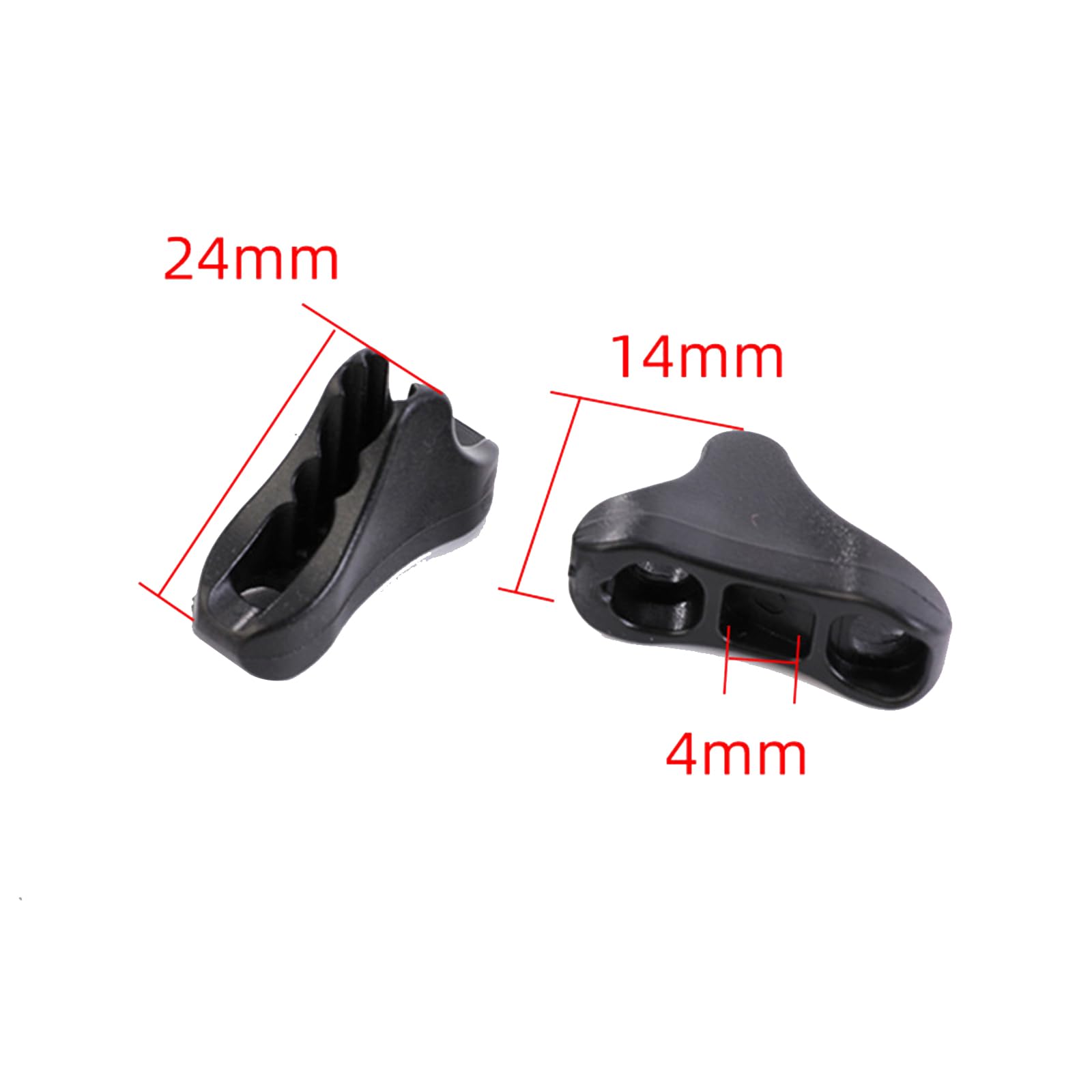 16Pcs Tent Rope Buckle Tensioner,Plastic Rope Tensioner,Wind Rope Buckle,Plastic Cord Adjuster for Outdoor Camping Hiking - Image 4