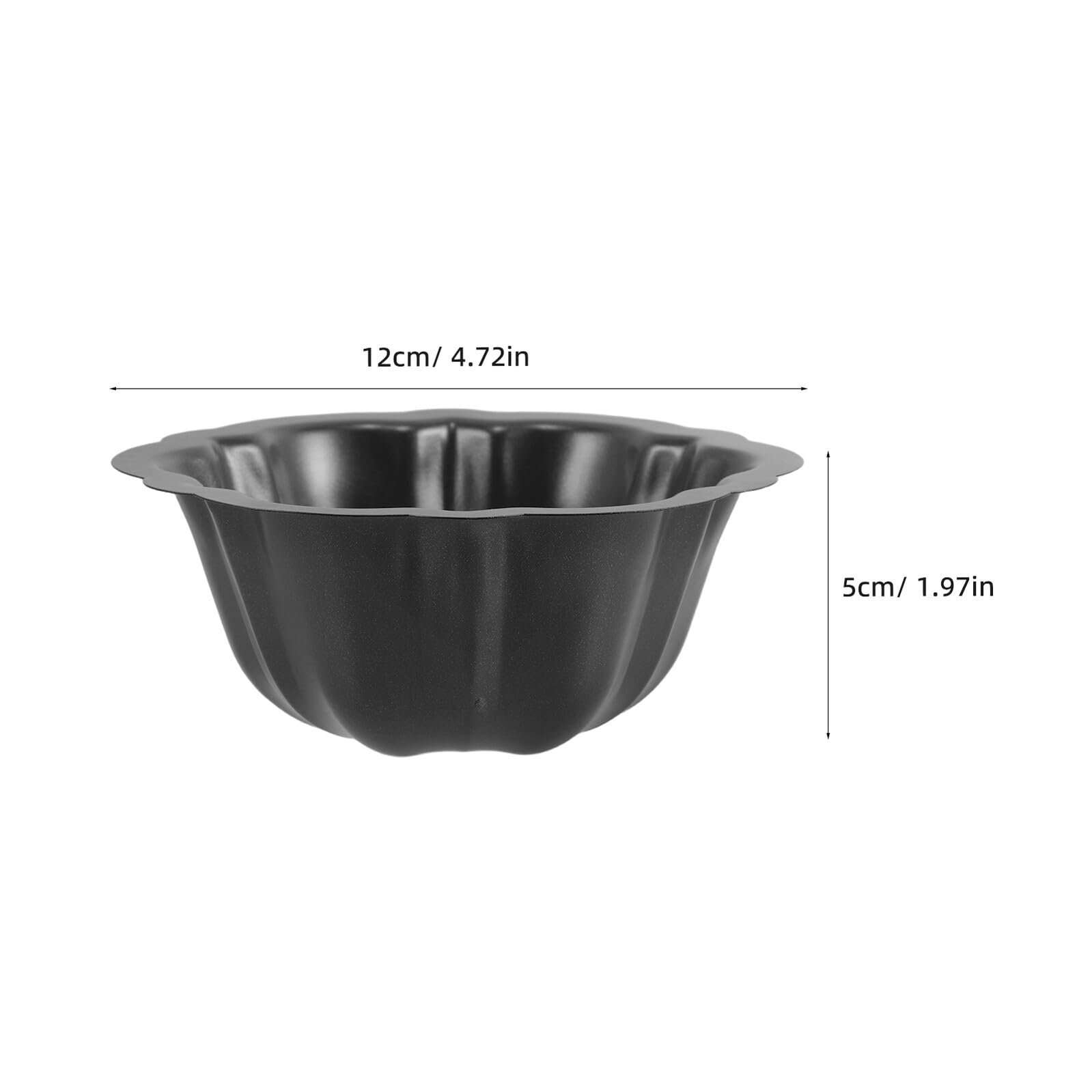 SHINEOFI 10 piezas Molde para Tartas Mini Molde Antiadherente para Cupcakes Corazón Redondo Cuadrado Pasteles para Fiestas y Uso Doméstico