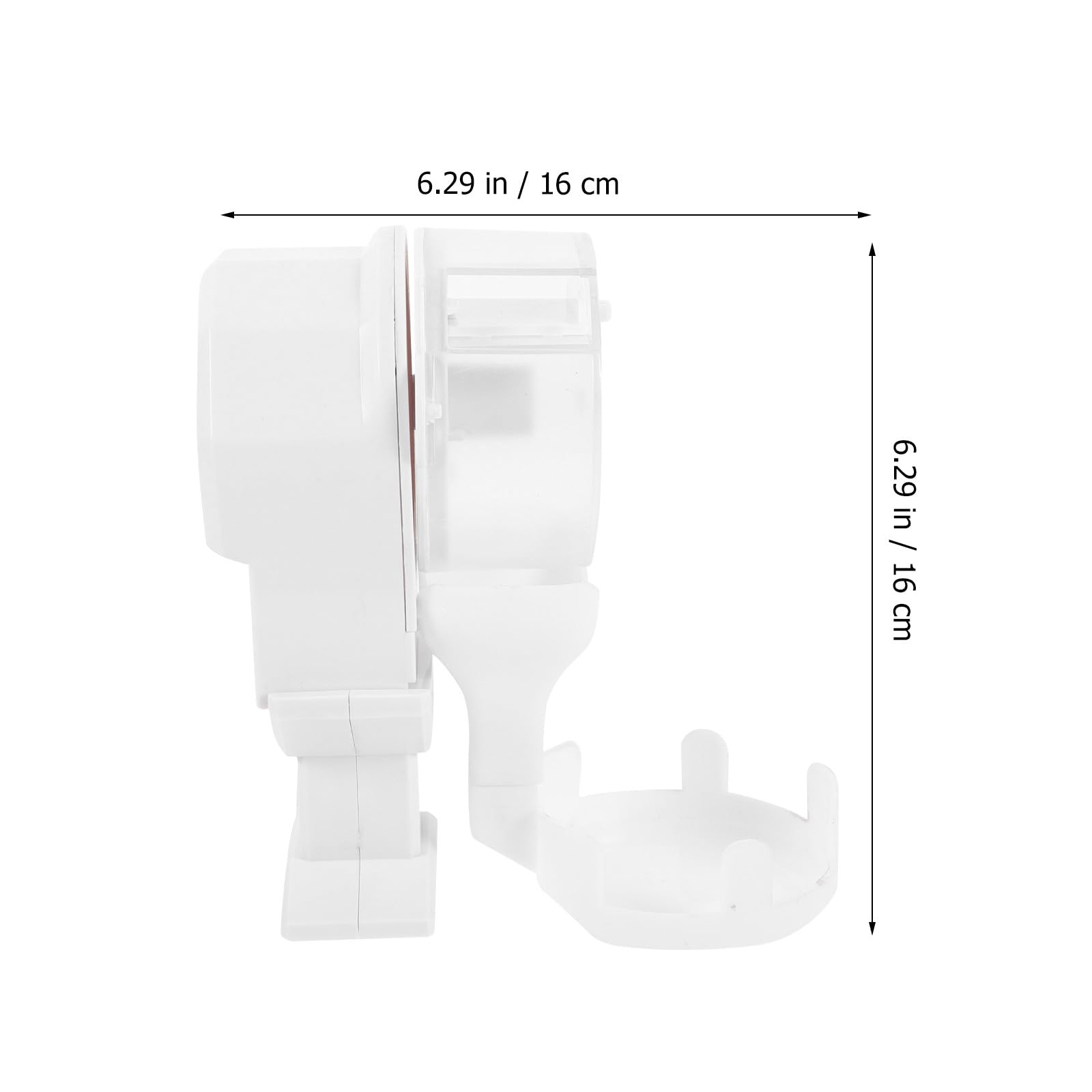 Mangiatoia Automatica per Rettili Timer 100ml, Ciotola per Cibo e Acqua per Tartarughe e Lucertole, Base Stabile e Design Compatto per Vasche e Acquari Piccoli