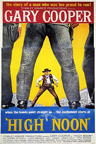 American Gift Services - High Noon Vintage Gary Cooper Movie Poster - 11x17