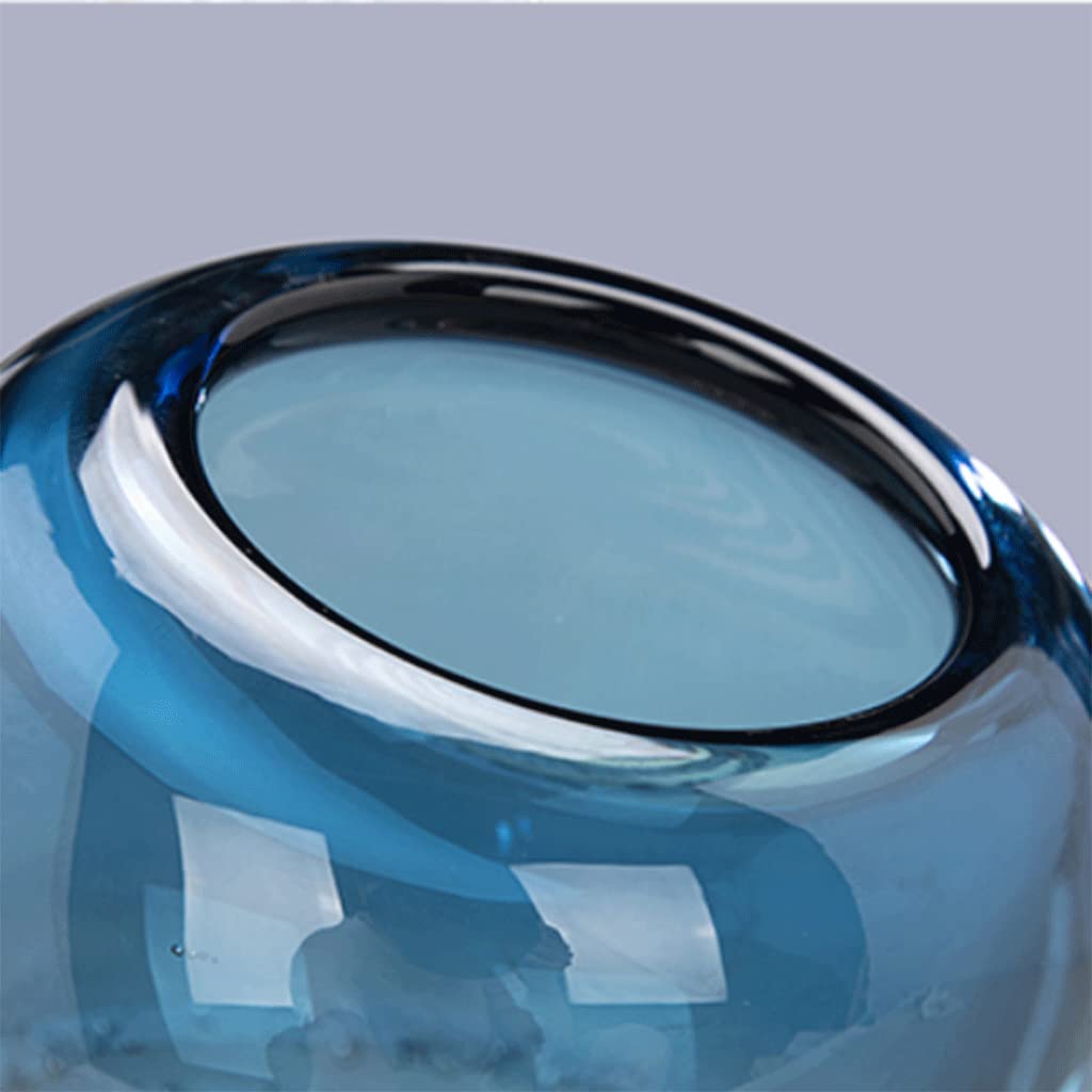 Amazon.co.jp: 絶妙ライトラグジュアリー花瓶、波型ガラス花瓶創造性