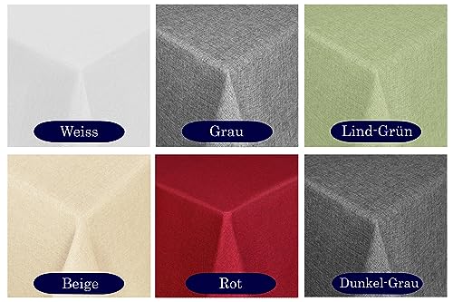 Tovaglia in tessuto damascato effetto lino