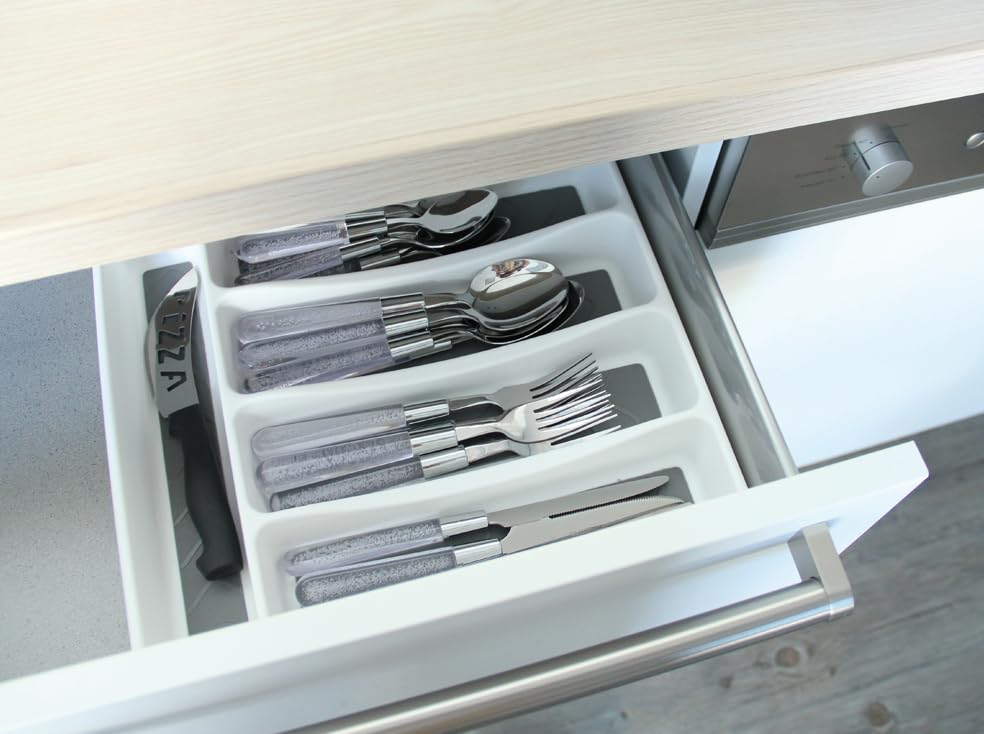 Space Home - Portaposate Adatto per Cassetto - Organizzatori di