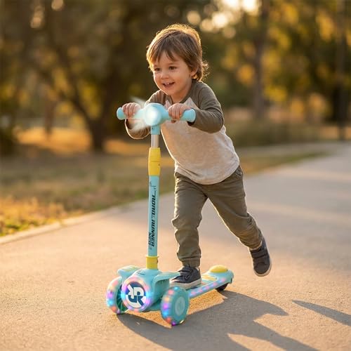 R for Rabbit Road Runner Neo Kick Scooter for Kids with Lights & ...