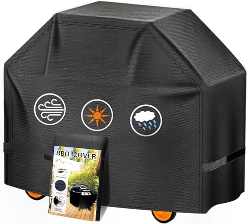 Image of Aoretic Grill Cover 44 inch 600D Heavy Duty Gas BBQ-Cover, Fit Most 2 Burner Grill Waterproof Small Barbeque Cover for Weber,Nexgrill,Char-Broil, Monument,Dyna-Glo,Kenmore