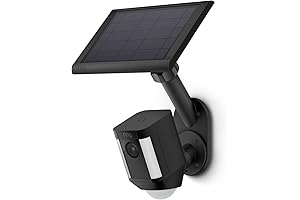 Ring Wall Mount for Cameras and Solar Panels, Black