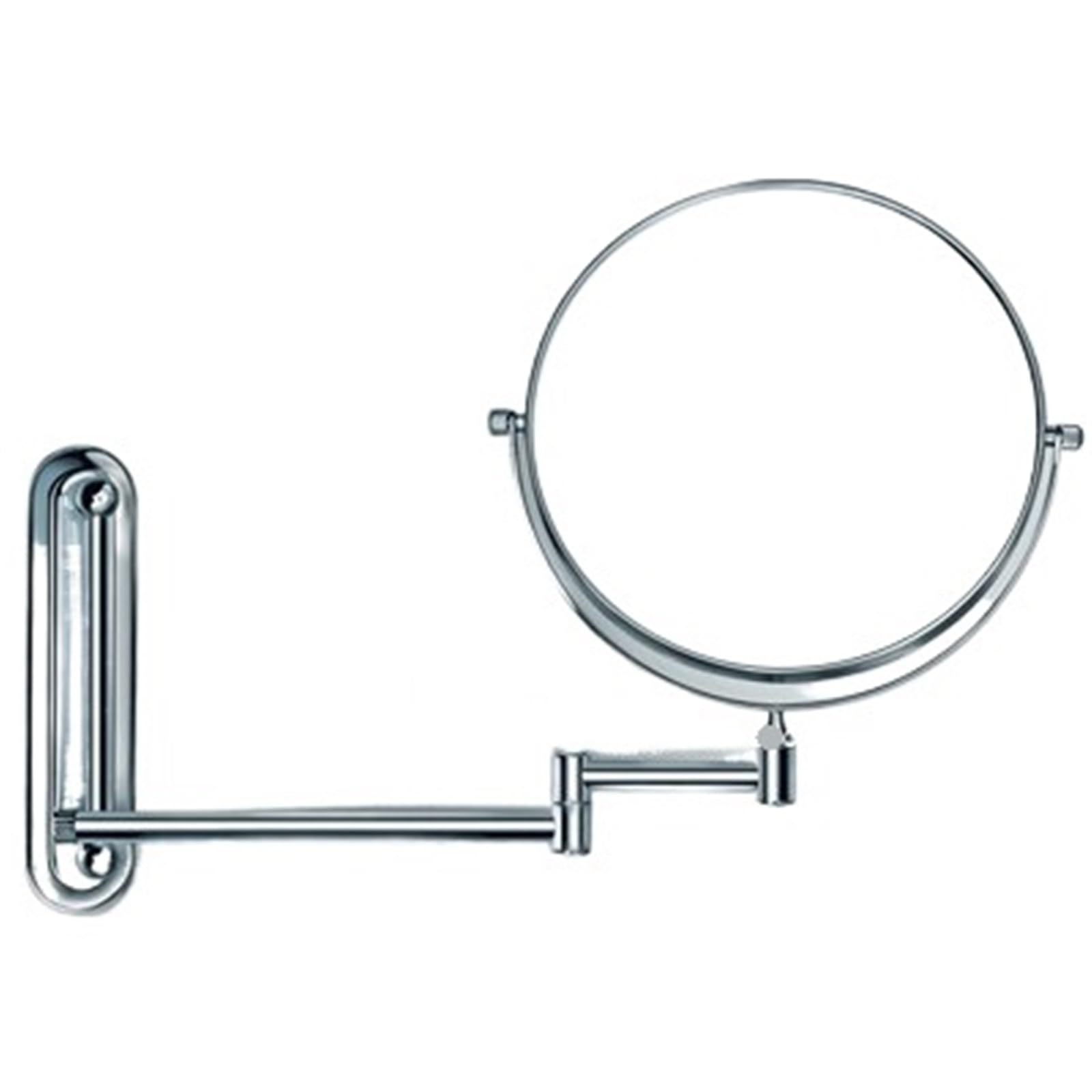 FPJQOBJC Wall-mounted Folding Retractable Makeup Mirror Bathroom Double-sided Magnifying Mirror Bathroom Mirror Cabinet(6寸镜面)