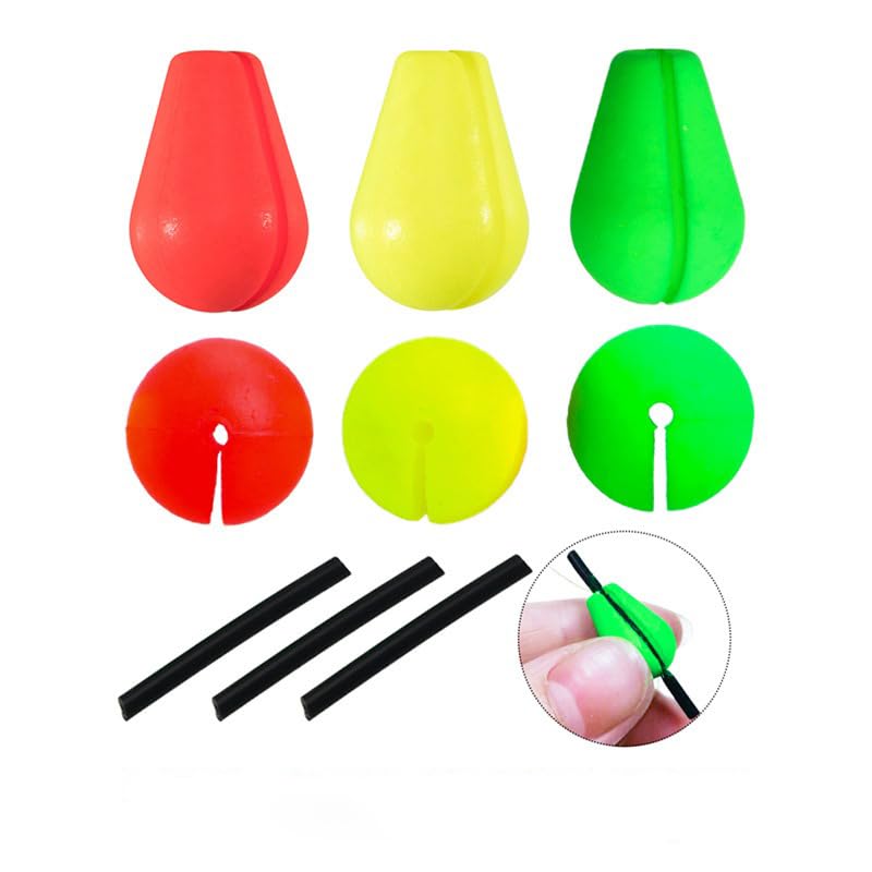 Set de 5 Boyas de Pesca en Espuma EVA de 3 Colores miniatura 3