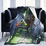 ARK Survival Evolved Weiche und warme Antipilling-Mikrofleece-Decke 3D-Kunst Kuscheldecke 60