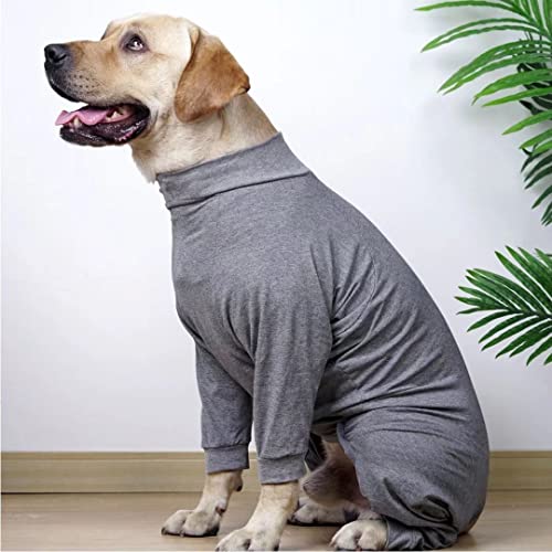 Image of Dog Onesie Surgery Recovery Suit for Medium Large Dogs Recovery Shirt for Abdominal Wounds or Skin Diseases Bodysuit Dogs Pajamas (G,XXL)