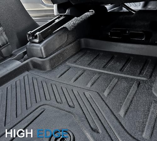Image of Floor Mats Set for 2026 2025 2024 2023 Honda Pilot, All Weather TPE Cargo Mat Cargo Liner with 3nd Row mats, Durable Car Mat Trunk Mat with Backrest Mat & Door Sill Protectors Accessories
