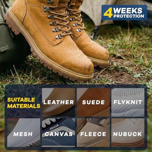 Image of Shoe Waterproof Spray, Rain&Stain Nano Repellent for Suede,15.55 OZ