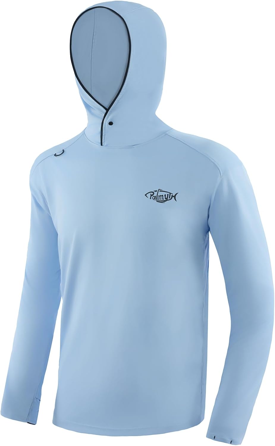 Palmyth Men’s Fishing Hoodie UPF 50+ Sun Protection Long Sleeve Sun Shirts Quick-Dry for Fishing Hiking Outdoor