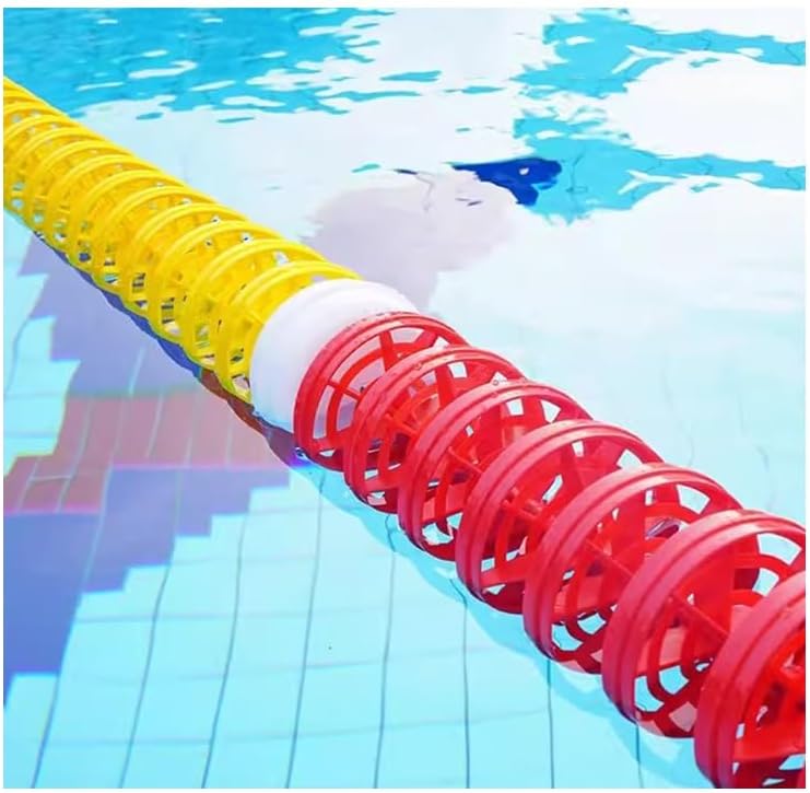 Generic Safety Rope with Floats, Pre-Assembled Shallow End Divider, Swimming Pool Safety Divider Rope Float Line, Outdoor Adjustable Length Floating Barrier for Shoal Beach (Color : 11CM-NYL