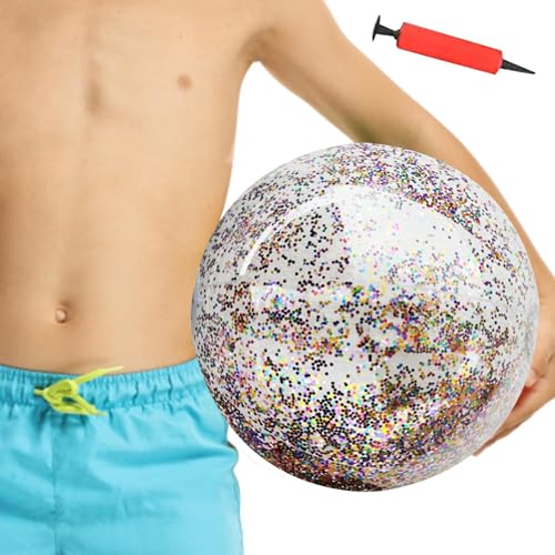 紙吹雪ビーチボール,スパンコールスイミングプールボール -