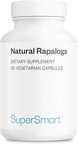Supersmart - Rapalogs naturales (fórmula avanzada) - con EGCg, fisetina, trans-resveratrol, salicina, fitosoma de curcumina | Sin OMG y sin gluten -
