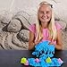 NATIONAL GEOGRAPHIC Play Sand - 2 LBS of Sand with Castle Molds and Tray (Blue) - A Special Sensory Activity