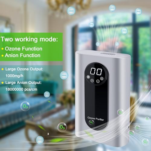 Generador portátil de ozono 1000mg/h multipropósito miniatura 3