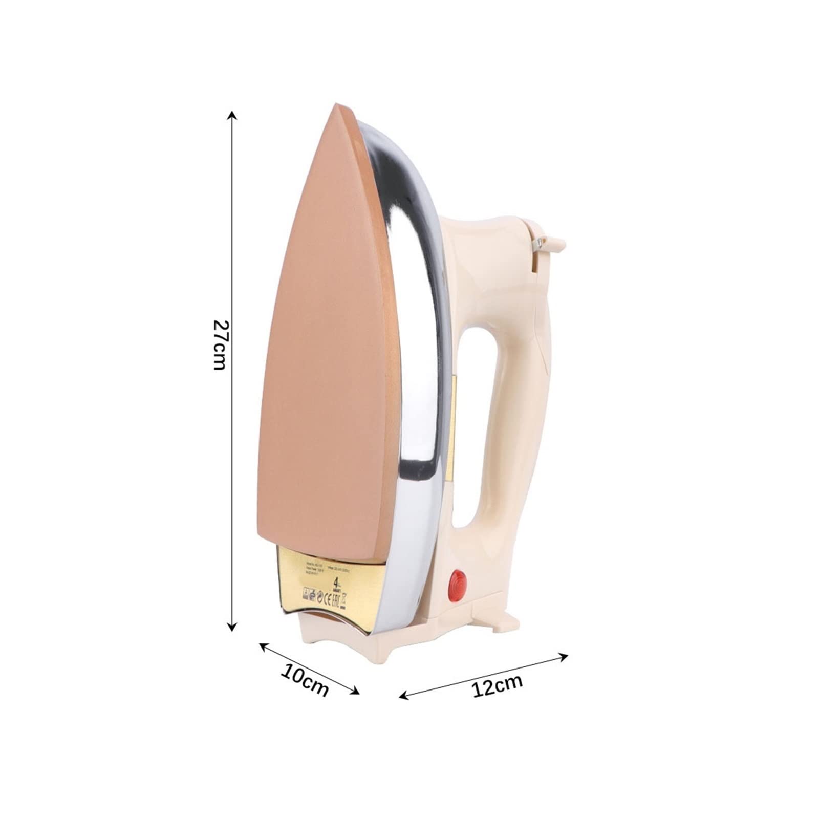 Vaporizador de mano Plancha eléctrica clásica en seco for ropa Uso industrial y hogar Sin vapor Plancha for ropa Plancha eléctrica en seco antigua para ropa sobre la marcha