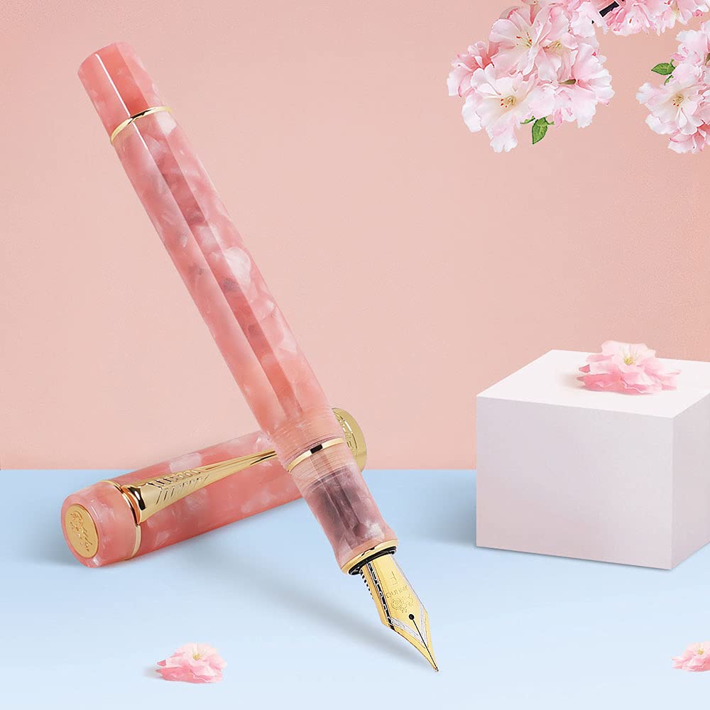 Amazon | JINHAO 万年筆 ローズゴールドメッキ 細字 滑らかな書き心地 Amazon | JINHAO 万年筆 ローズゴールドメッキ 細字 滑らかな書き心地
