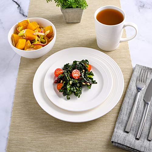 Image of Gibson - 102504.16RM Gibson Home Amelia Court 16 Piece Dinnerware Set, White