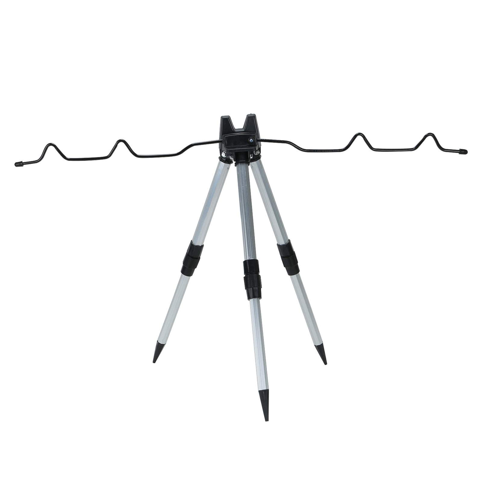 Trintion Fishing Rod Support - Sea Fishing Tripod Stand - Portable Telescopic Dock - Rod Holder for Beach, Shore, Pier Tackle