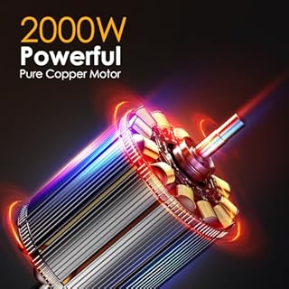 Mélangeur à smoothie puissant 2000 W, récipient Tritan 2 L sans BPA, 8 lames tranchantes, carafe haute vitesse 30 000 tr/min