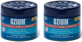 Ozium Smoke & Odors Eliminator Gel. Home, Office and Car Air Freshener 4.5oz (127g), Outdoor Essence Scent (Pack of 2)