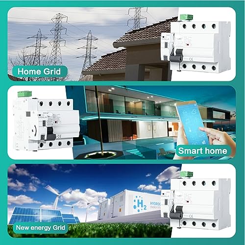Circuit Breaker DIN Rail Automatic Circuit Recloser Mini Breaker GRD9L R Gym9 4pole Ac Mcb 6ka