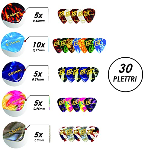 ProTecnika Lot de 30 médiators guitare électrique acoustique classique basse avec collier médiator à double gravure… - Les Beatles, Paul McCartney, John Lennon, RIngo Starr, George Harrison ProTecnika Lot de 30 médiators guitare électrique acoustique classique basse avec collier médiator à double gravure… – Image 4