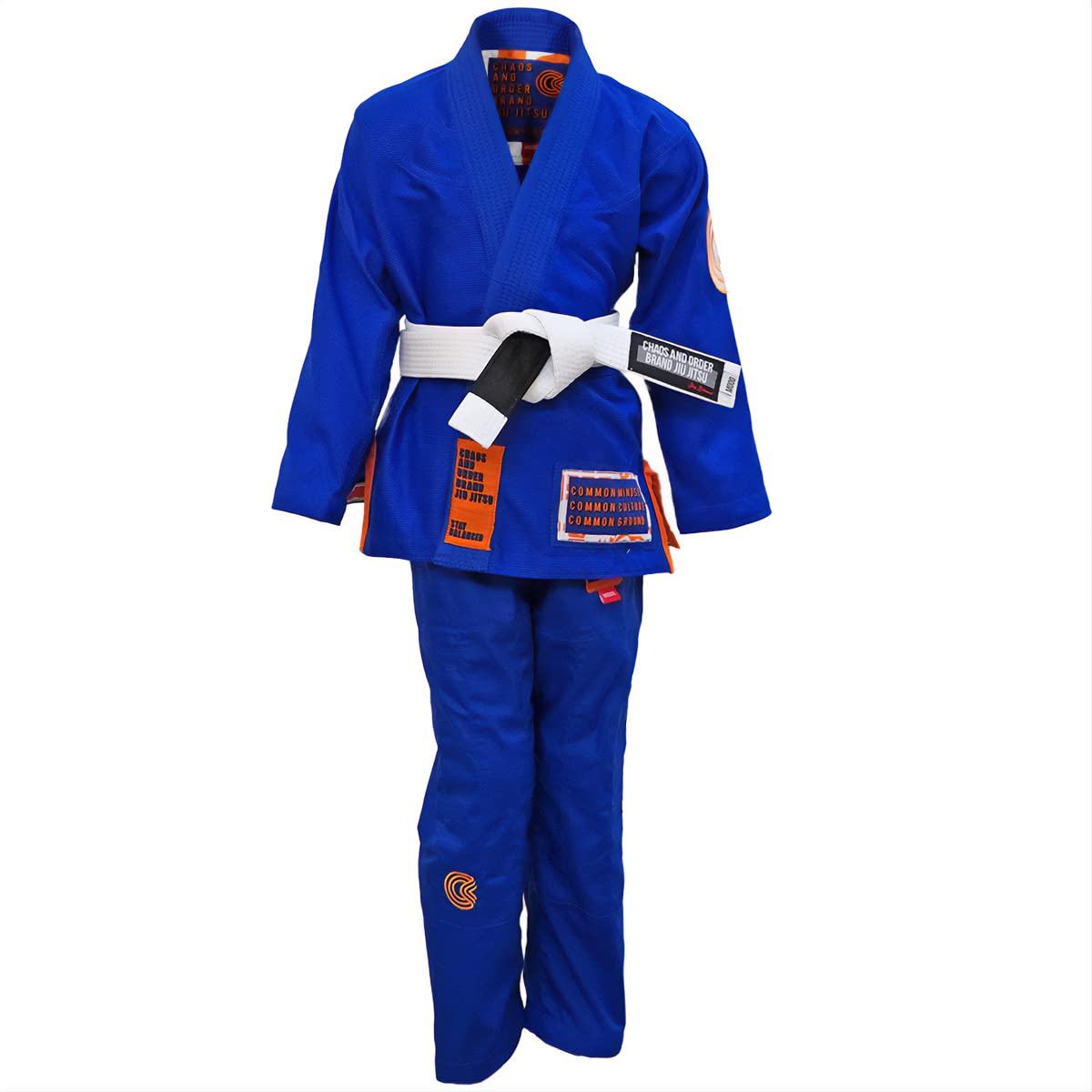 Chaos and Order Kid's Base Label V2 BJJ Gi - M0 - Blue