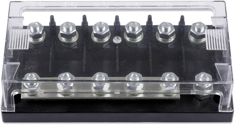Porta-fusíveis MEGA Victron Energy com barramento de 6 vias, 500 A – 1 unidade