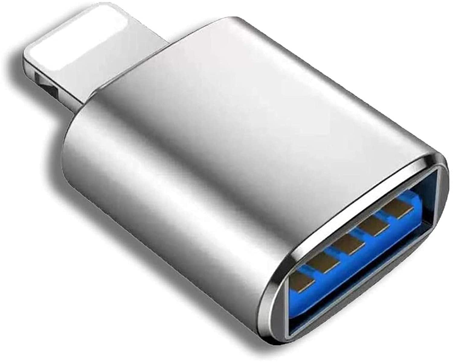 Lightning to USB Adapter, [Apple MFi Certified] USB 3.0 OTG Data Sync