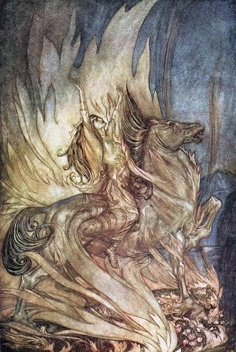 Toile Siegfried Arthur Rackham Tableau de Arts Grand Format Décoration Murale Salon