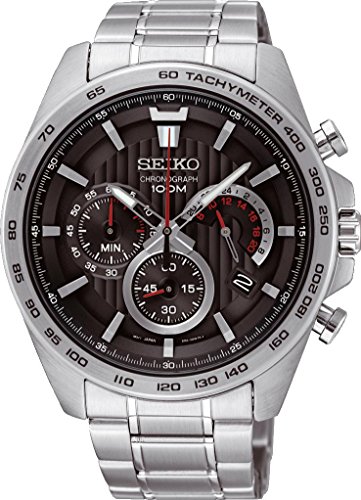 Image of Seiko Mens Chronograph Quartz Watch with Stainless Steel Strap SSB299P1
