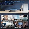KAMRUI AK1PLUS Mini PC, 8GB DDR4 256GB M.2 SSD, Mini Desktop Computer with 4 USB-A, 2 HDMI, Ethernet