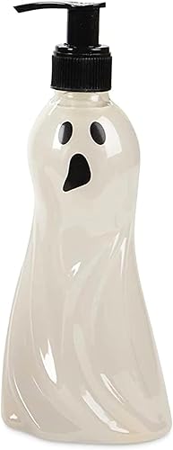 Miniatura 5 de Simple Pleasures Paquete de 3 dispensadores de jabón líquido para manos con aroma a gato, fantasma y calabaza, para otoño y Halloween, novedosos