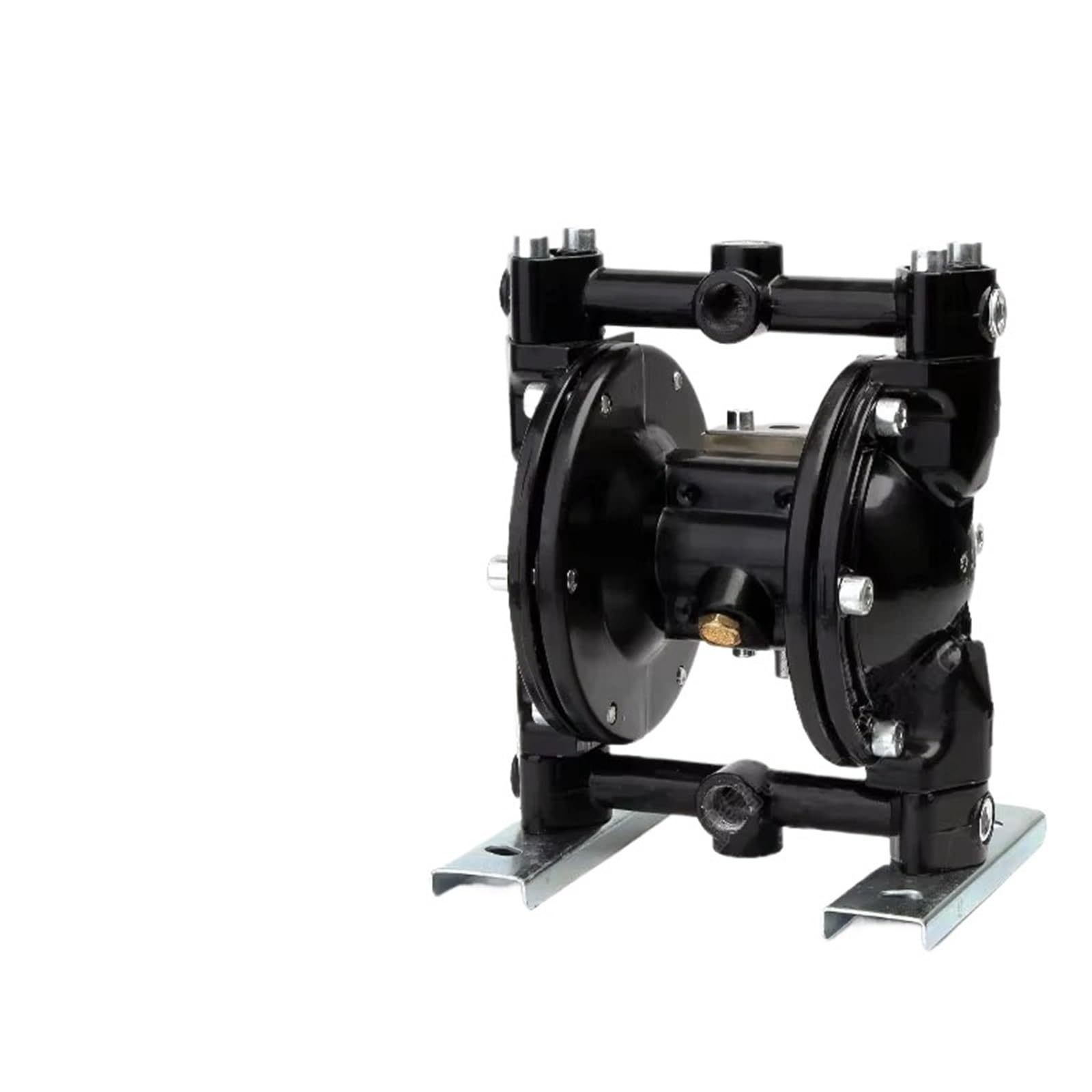 Zxzzas One Color Diaphragm Pump, Mini Pneumatic Paint Pump Double Diaphragm Air Operated Pump Pressure Stabilized Industrial Paint Transfer Pump For Sprayin(A10)