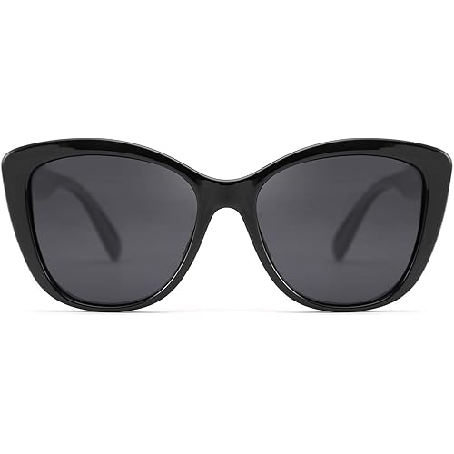FEISEDY Polarized Vintage Sunglasses American Womens Square Jackie O Cat Eye Sunglasses B2451