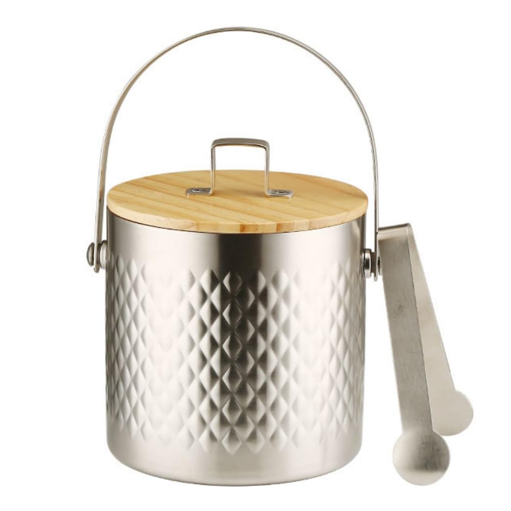 Amazon｜Jivccof アイスペール 溶けない 蓋付き ステンレス アイス