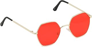 Dervin Hexagon Sunglasses for Men and Women Price In India