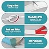 Molduras adhesivas para paredes Molduras decorativas flexibles para paredes Molduras de estuco adhesivas para decoración DIY, protección de paredes y bordes de armarios (blanco, 22 mm × 3 m) #2