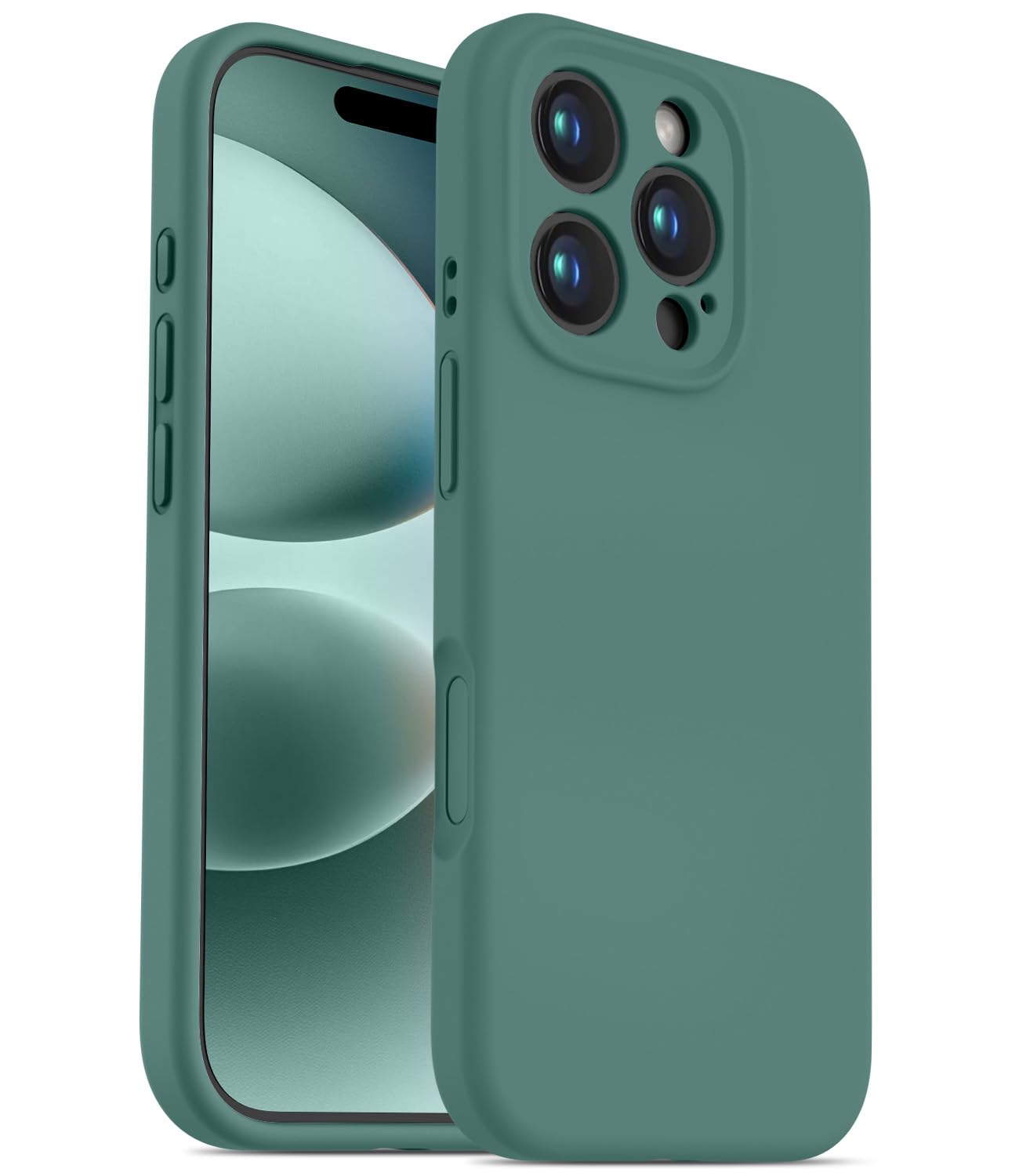 OTOFLY Designed for iPhone 16 Pro Max Case,[Camera Control Button Coverage][12FT Military-Grade Protection] Silicone Shockproof Slim Cover Women Men