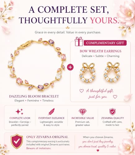 Image of Trending Tulip Bracelet for Women Stylish | Silver and Gold Toned Crystal Floral Tulip Bracelet for Girls & Women | Rapunzel Inspired | Romantic Gift Jewellery