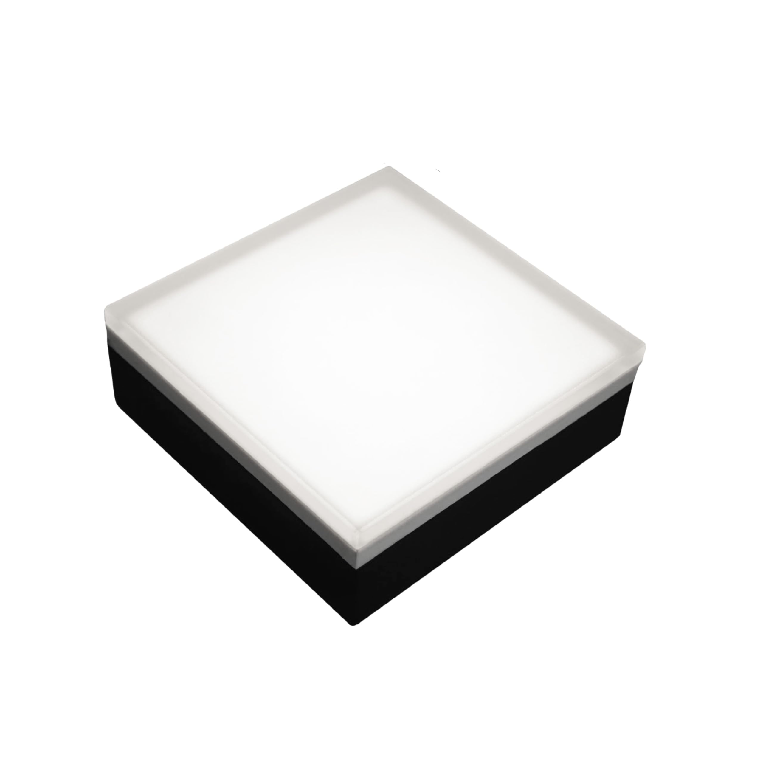 LUMENGY Paver Light 6x6 Inch (5.9x5.9), 5000K Daylight, Glare-Free Brick Lighting for Driveways, Walkways, Pool Decks and Patios, 12V Hardwired, IP67 Waterproof, Drive-Over Rated