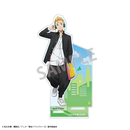 Kamio Japan Tokyo Revengers Acrylic Stand, Hanagaki, Martial Arts ENJOY MUSIC, Approx. H 5.3 x W 3.9 x D 0.1 inches (135 x 100 x 3 mm), Acrylic