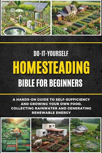 Do-It-Yourself Homesteading Bible For Beginners: A Hands-On Guide To Self-Sufficiency And Growing Your Own Food, Collecting Rainwater And Generating Renewable Energy (DIY Everything Bibles)